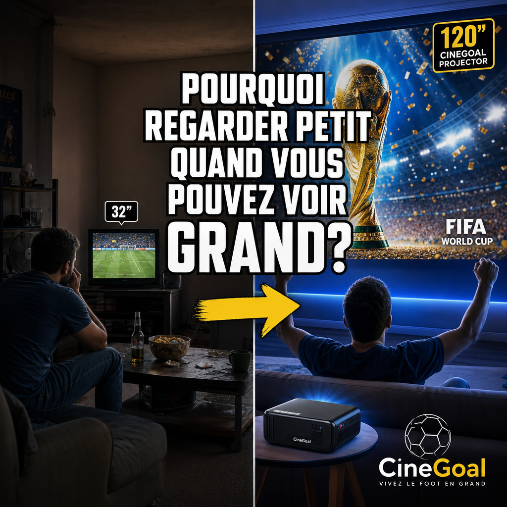 Petit projecteur, grand écran CineGoal